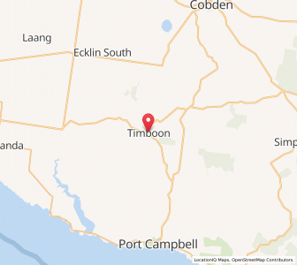 Map of Timboon, VictoriaVictoria