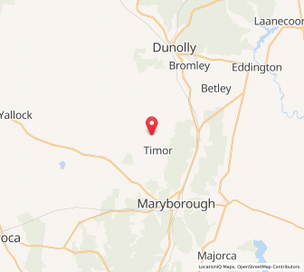 Map of Timor West, VictoriaVictoria