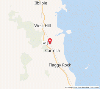 Map of Tinerta, Queensland