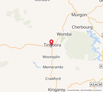 Map of Tingoora, Queensland