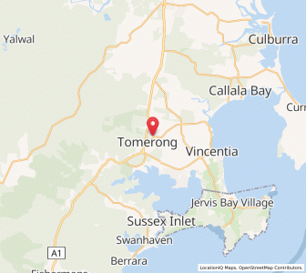 Map of Tomerong, New South Wales