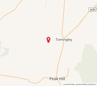 Map of Tomingley West, New South Wales