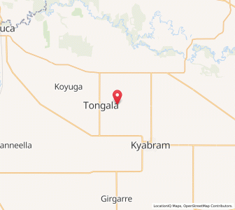 Map of Tongala East, VictoriaVictoria