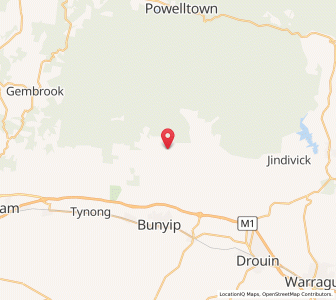 Map of Tonimbuc, VictoriaVictoria