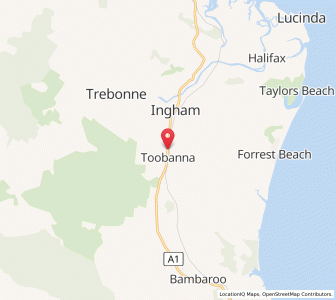 Map of Toobanna, Queensland
