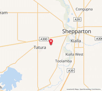 Map of Toolamba West, VictoriaVictoria