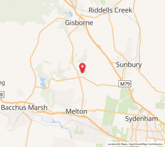 Map of Toolern Vale, VictoriaVictoria