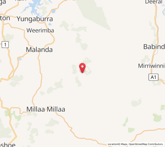 Map of Topaz, Queensland