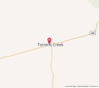 Map of Torrens Creek, Queensland
