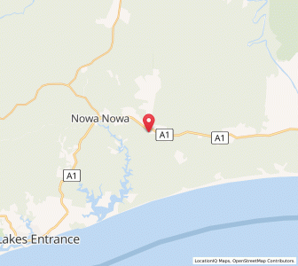 Map of Tostaree, VictoriaVictoria