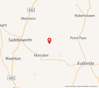 Map of Tothill Creek, South Australia