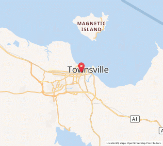 Map of Townsville, Queensland