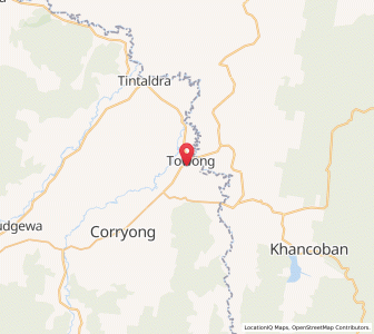 Map of Towong, VictoriaVictoria