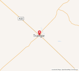 Map of Trangie, New South Wales