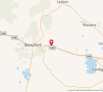 Map of Trawalla, VictoriaVictoria