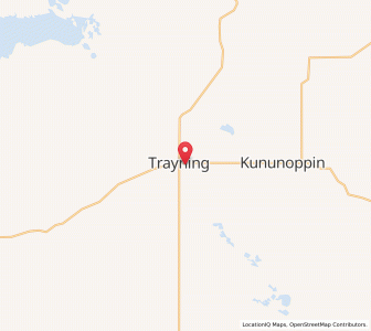 Map of Trayning, Western Australia