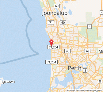 Map of Trigg, Western Australia