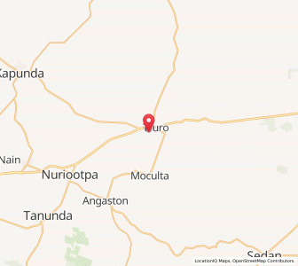 Map of Truro, South Australia