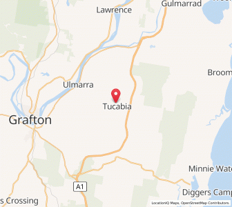 Map of Tucabia, New South Wales