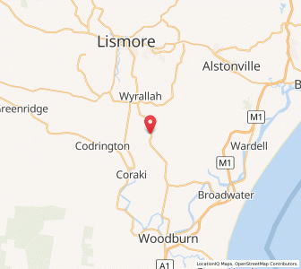 Map of Tucki, New South Wales