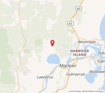 Map of Tullymorgan, New South Wales