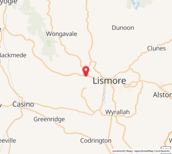 Map of Tuncester, New South Wales