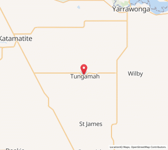 Map of Tungamah, VictoriaVictoria