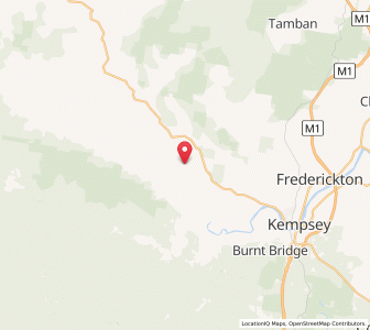 Map of Turners Flat, New South Wales