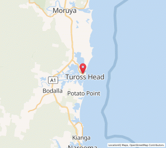 Map of Tuross Head, New South Wales