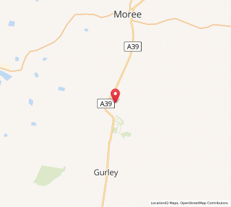 Map of Tycannah, New South Wales