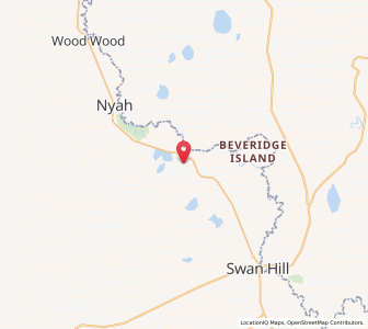 Map of Tyntynder, VictoriaVictoria