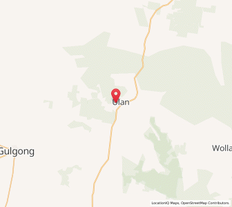 Map of Ulan, New South Wales