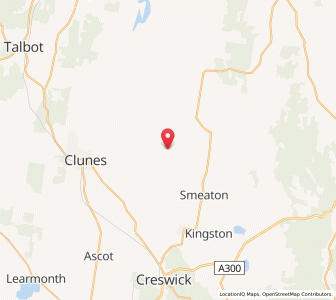 Map of Ullina, VictoriaVictoria