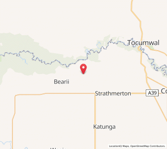 Map of Ulupna, VictoriaVictoria