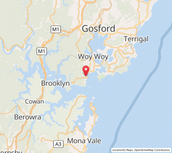 Map of Umina, New South Wales