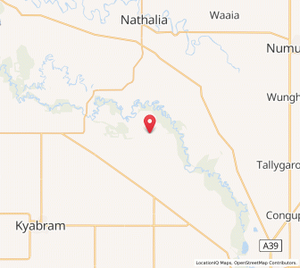 Map of Undera North, VictoriaVictoria