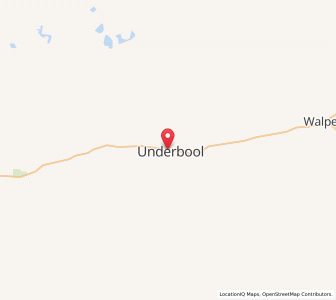 Map of Underbool, VictoriaVictoria
