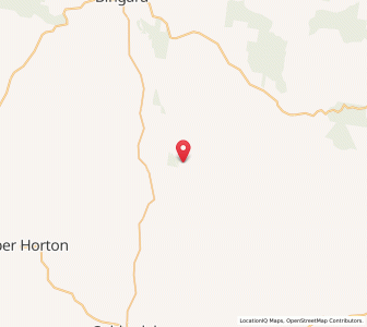 Map of Upper Bingara, New South Wales