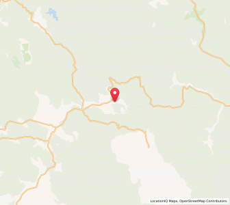Map of Upper Blessington, TasmaniaTasmania