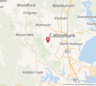 Map of Upper Caboolture, Queensland