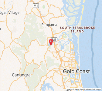 Map of Upper Coomera, Queensland