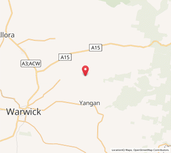 Map of Upper Freestone, Queensland