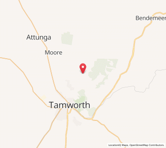 Map of Upper Moore Creek, New South Wales