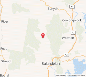 Map of Upper Myall, New South Wales