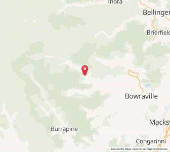 Map of Upper Nambucca, New South Wales