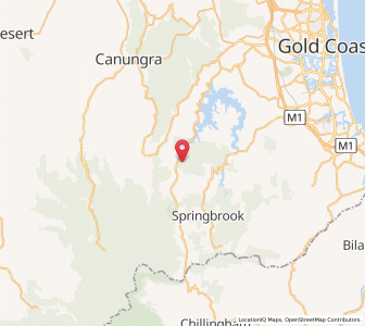 Map of Upper Nerang, Queensland