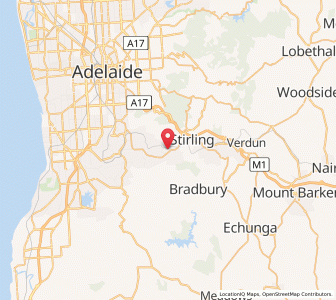 Map of Upper Sturt, South Australia