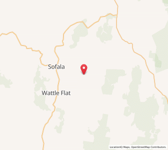 Map of Upper Turon, New South Wales