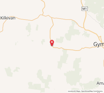 Map of Upper Widgee, Queensland