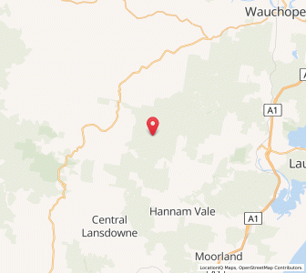 Map of Upsalls Creek, New South Wales